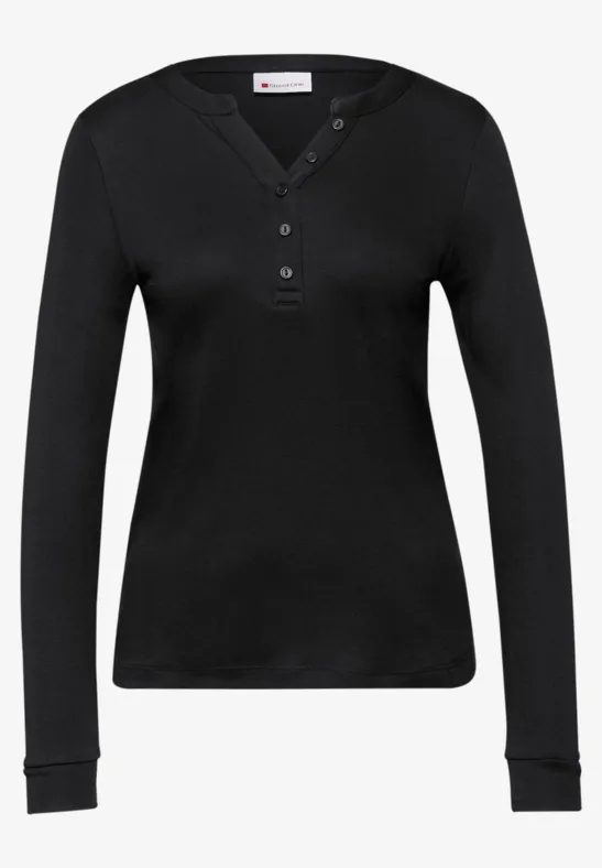 T-shirt en couleur unie Black