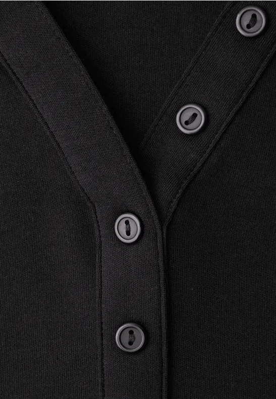 T-shirt en couleur unie Black