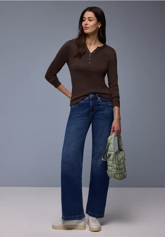 T-shirt en couleur unie molten earth