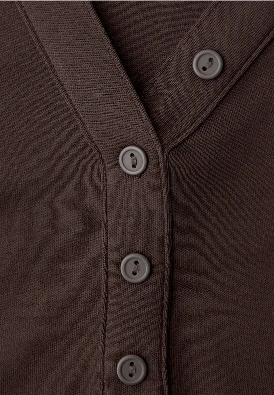 T-shirt en couleur unie molten earth