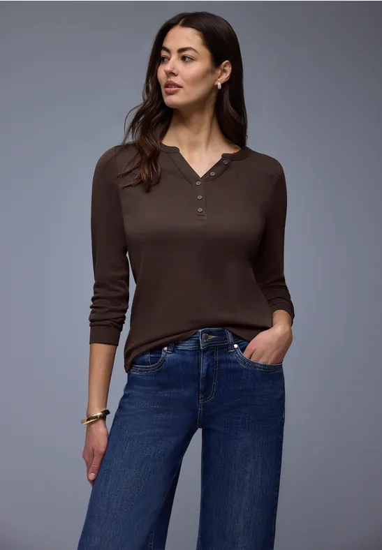 T-shirt en couleur unie molten earth