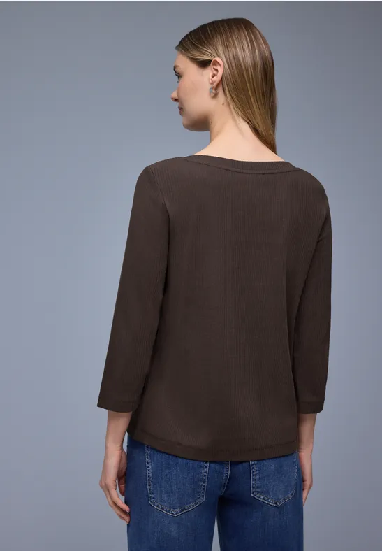 Geribd shirt molten earth