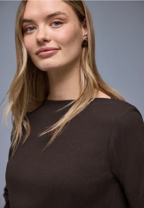 Geribd shirt molten earth