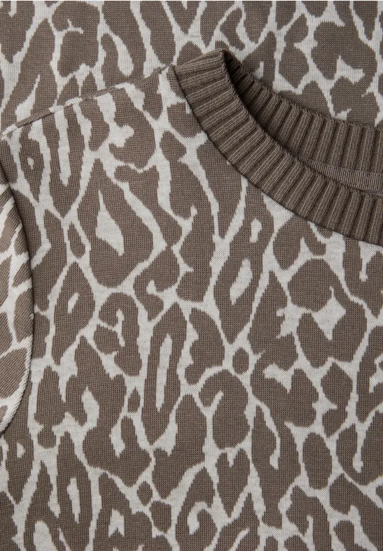 Chemise jacquard Leo light terra mocha