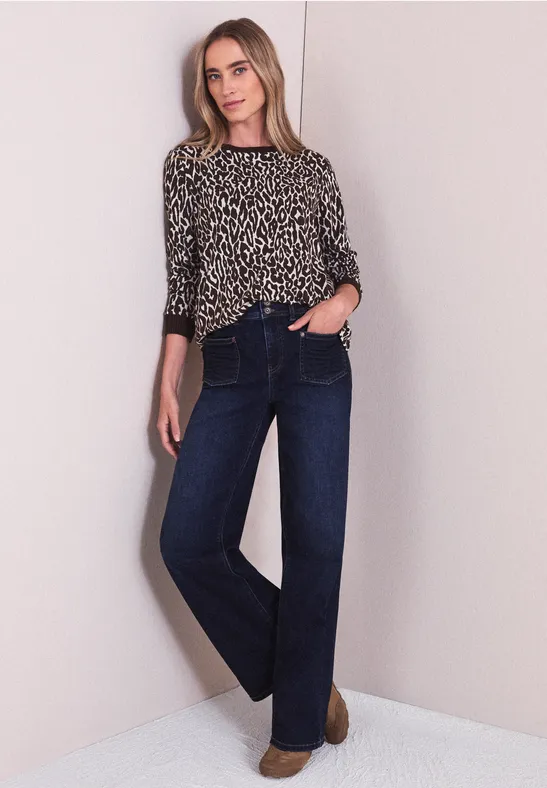 Żakardowa koszula Leo molten earth