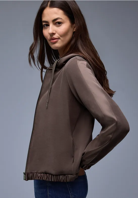 Hoodie jas molten earth