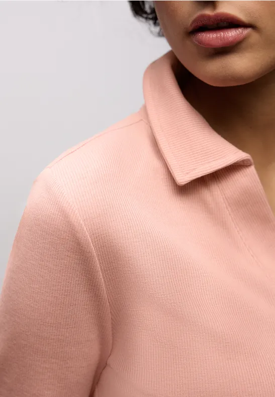 Poloshirt light apricot mel.