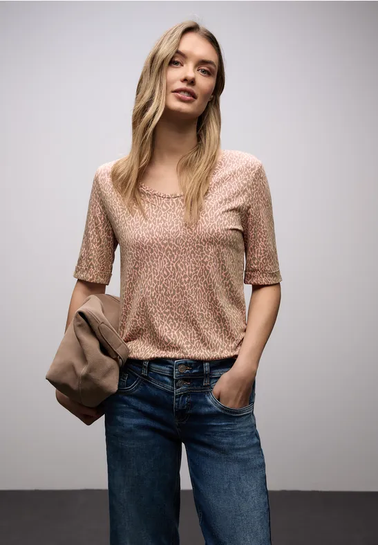 Leo T-Shirt light apricot