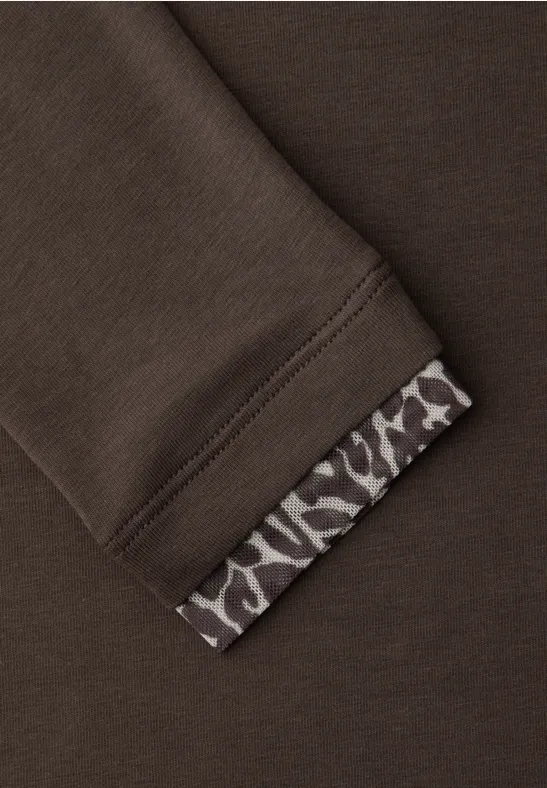 Shirt mit Leo-Details molten earth