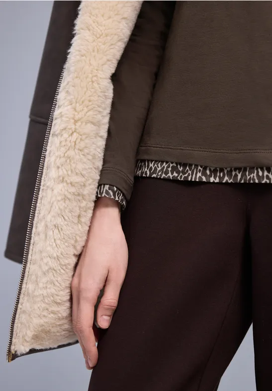 Shirt mit Leo-Details molten earth