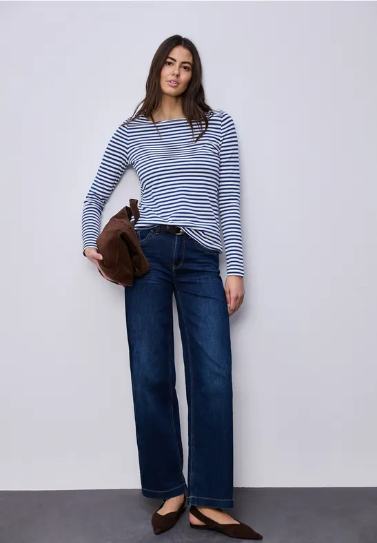 Gestreiftes Shirt amparo blue