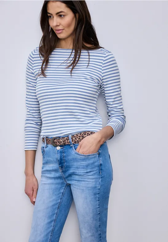 Gestreiftes Shirt bonnet blue