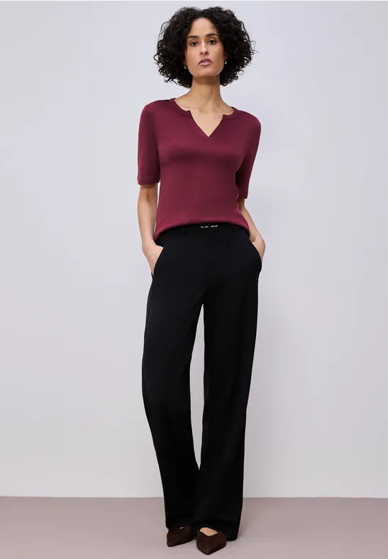 Basic shirt truffle red