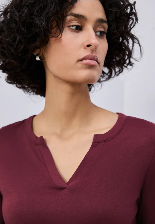 Basic shirt truffle red