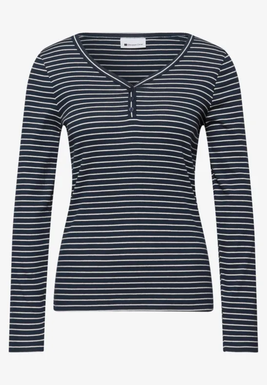 Gestreiftes Shirt shadowed navy