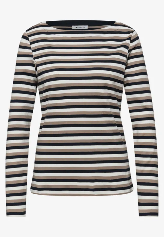 Gestreiftes Shirt shadowed navy