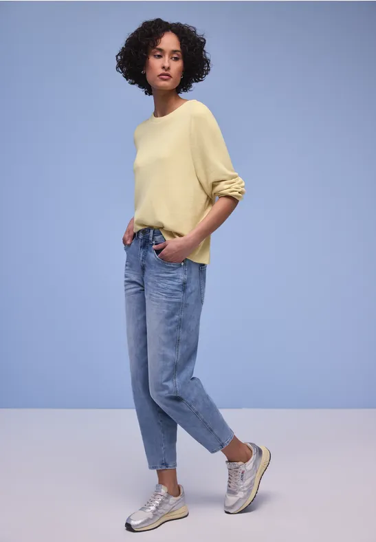 Gemêleerd shirt bloom yellow mel.