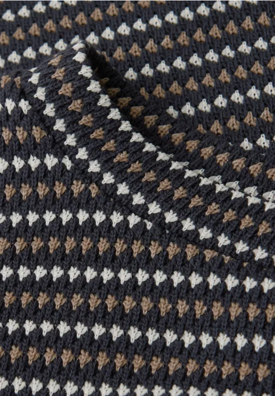 Gestreept shirt shadowed navy