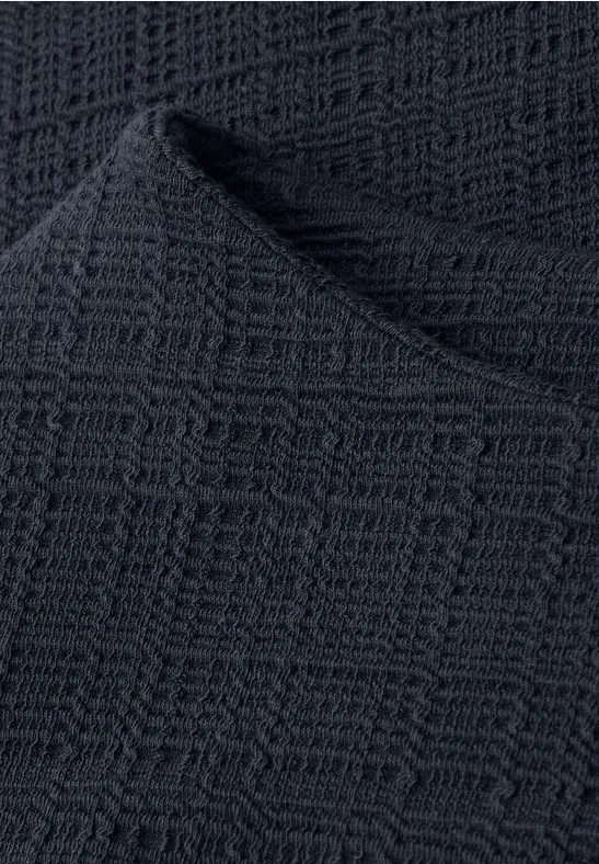 Shirt met structuur shadowed navy