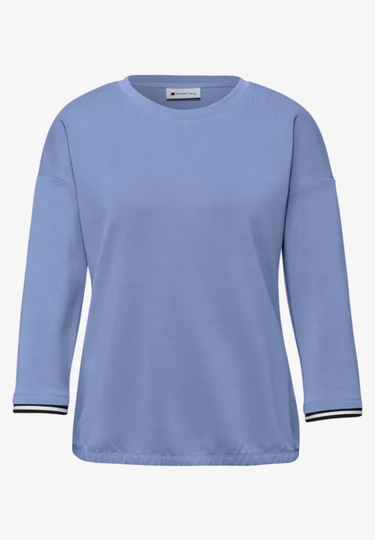 Shirt mit Kontrastdetails bonnet blue