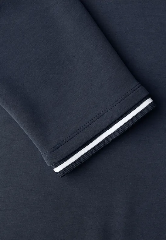 Shirt mit Kontrastdetails shadowed navy