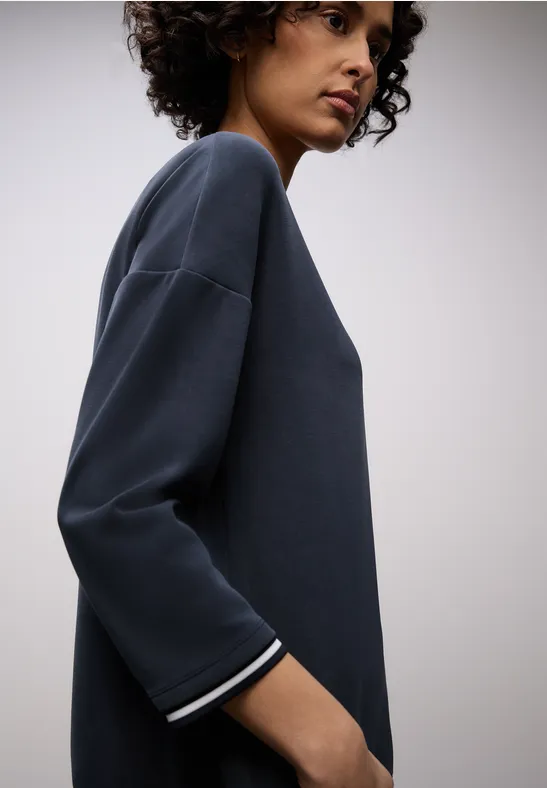 Shirt mit Kontrastdetails shadowed navy