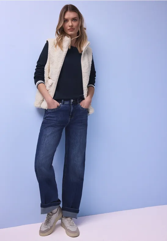 T-shirt avec détails en tape shadowed navy