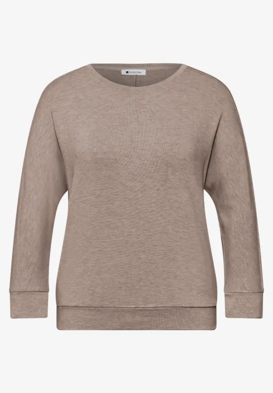 Shirt im Melange-Look light terra mocha mel.
