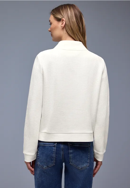 Jas met rits off white