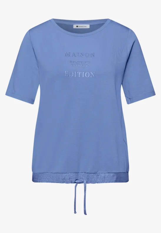 Shirt mit Print bonnet blue