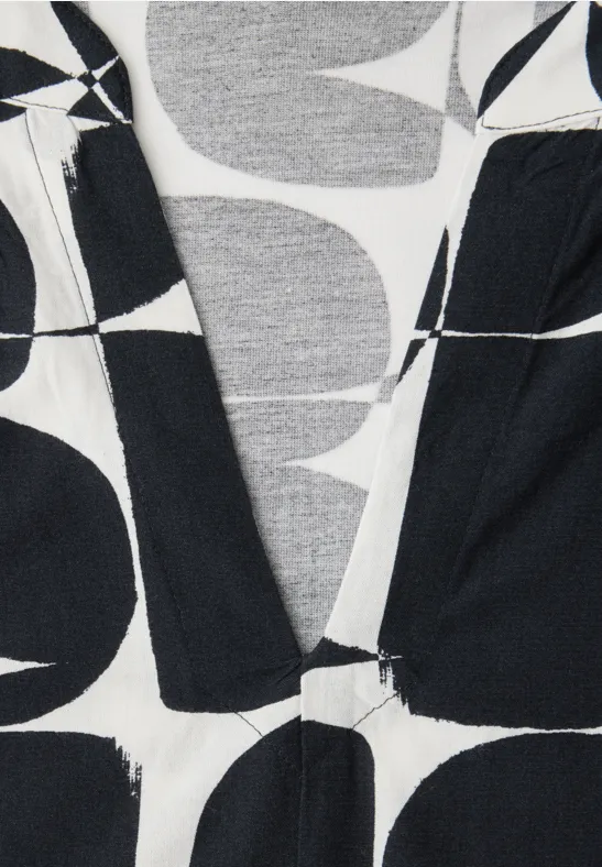 Gemustertes Shirt shadowed navy