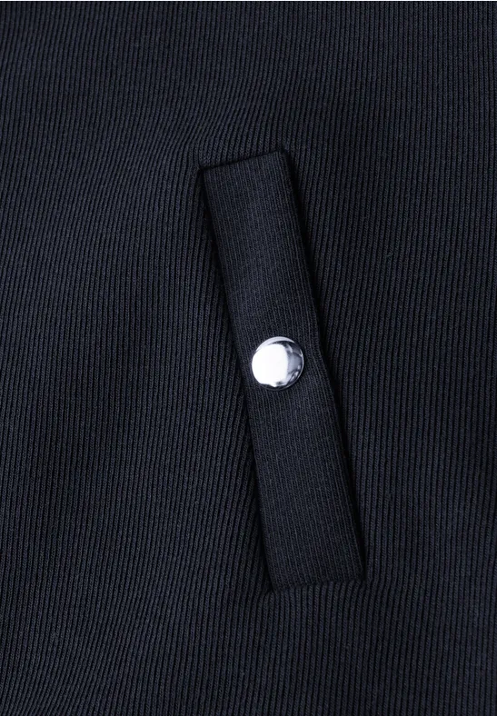 Jas met rits shadowed navy