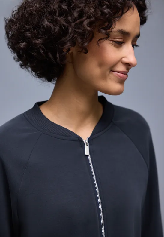 Gemusterte Jacke shadowed navy