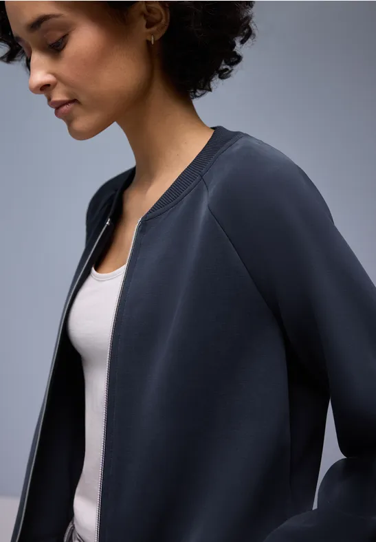 Gemusterte Jacke shadowed navy