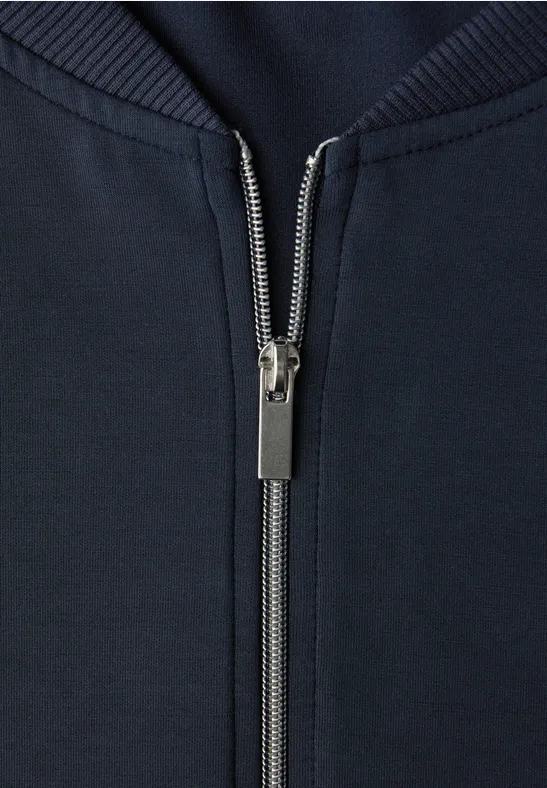 Gemusterte Jacke shadowed navy