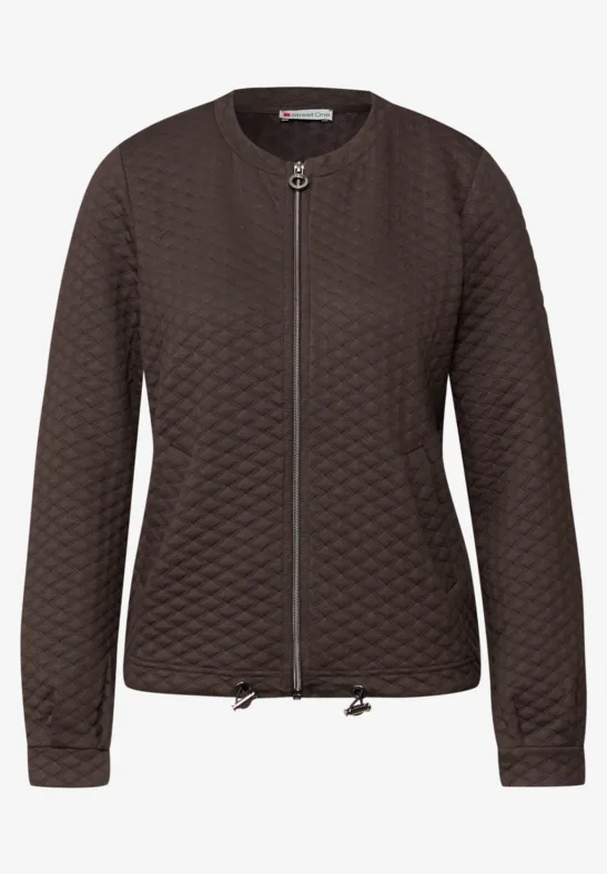 Jas met rits molten earth