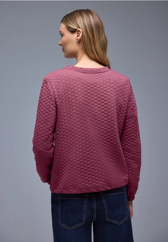 Zipper Jacke dark clouded blush