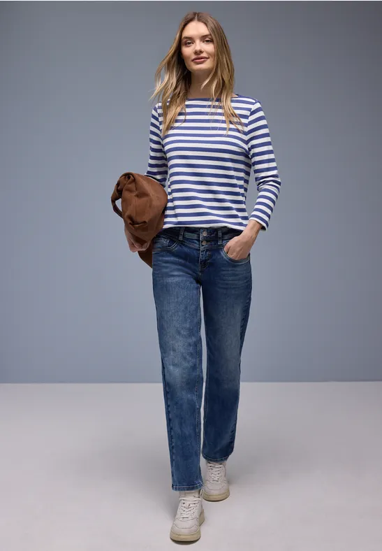 Gestreept shirt amparo blue