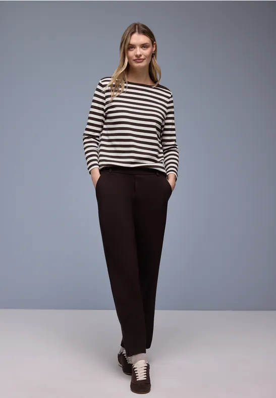 Bluzka w paski molten earth