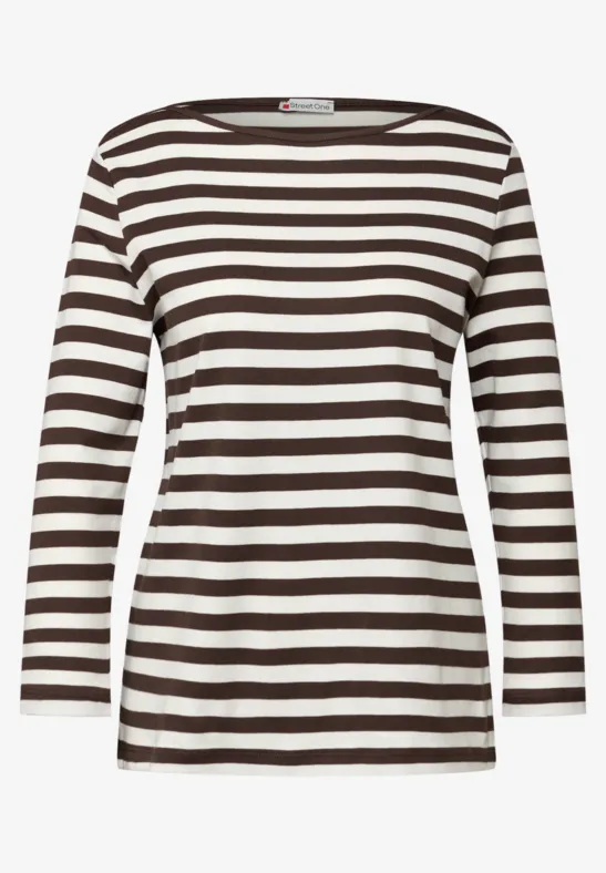Bluzka w paski molten earth