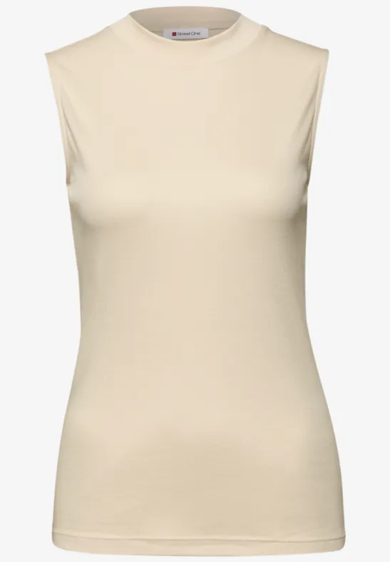 Basis top smoke beige