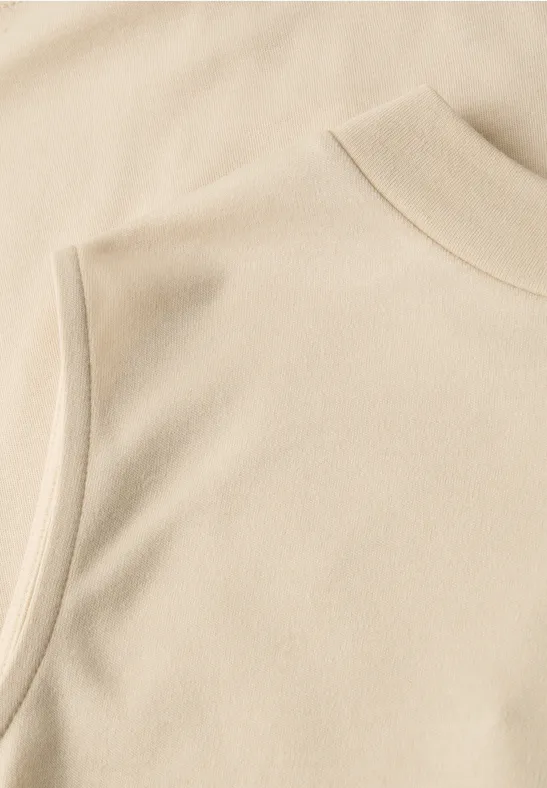 Basis top smoke beige