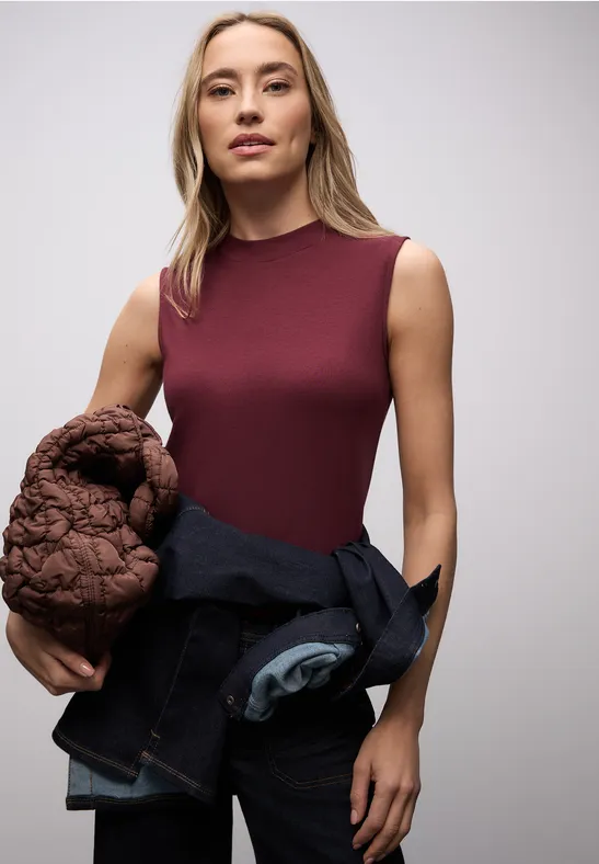 Basic Top truffle red