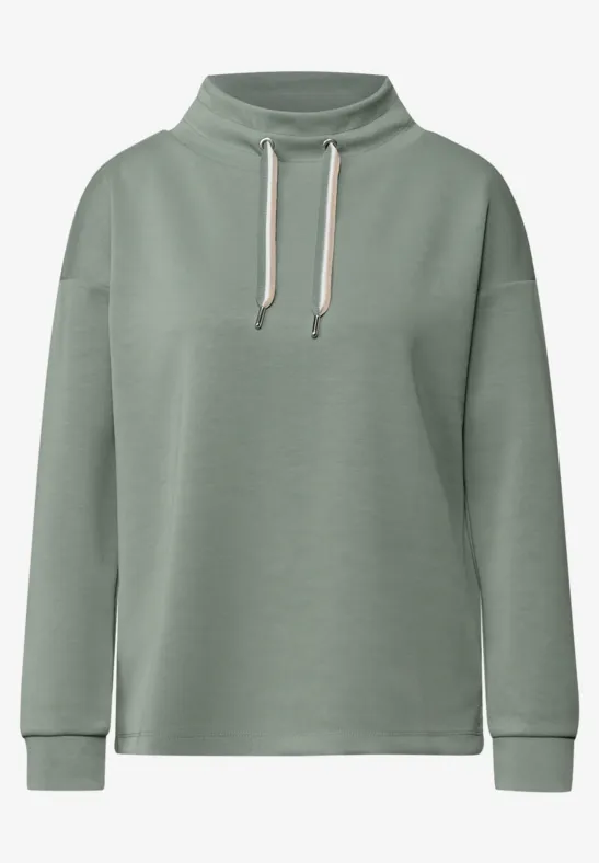 Shirt in Unifarbe dark mint green