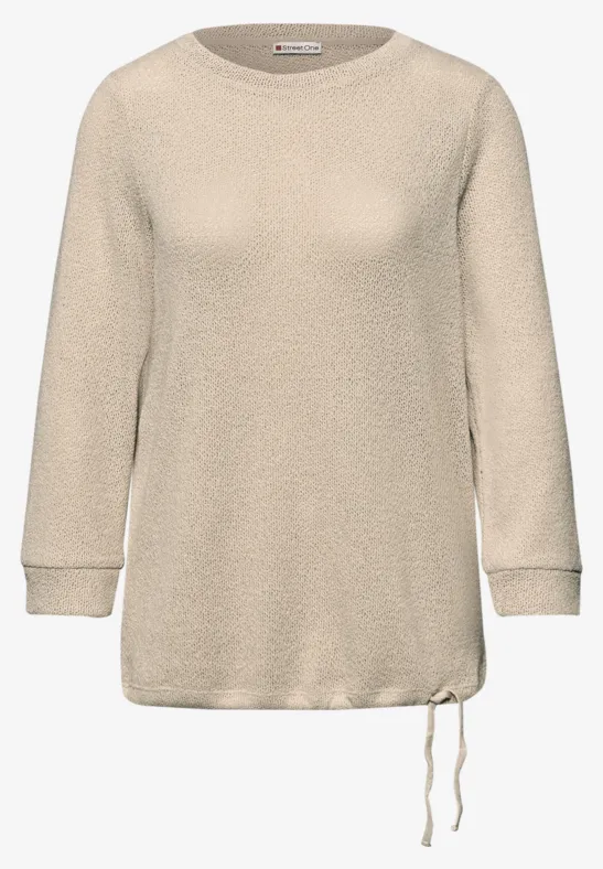 T-shirt en couleur unie cotton beige