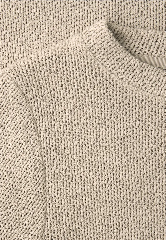 T-shirt en couleur unie cotton beige