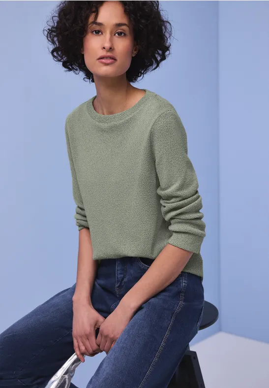 T-shirt en couleur unie dark mint green