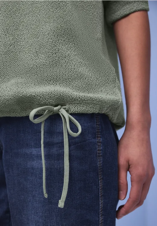 T-shirt en couleur unie dark mint green