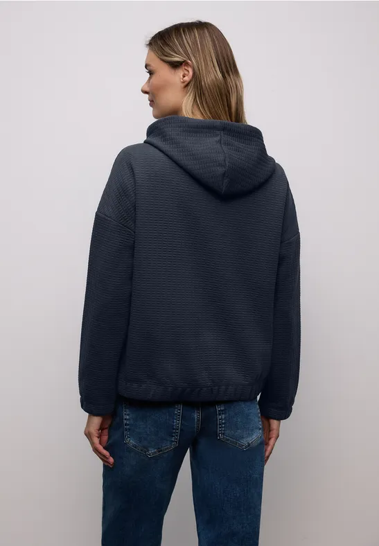 Hoodie Shirt shadowed navy