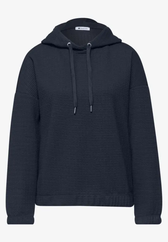 Hoodie Shirt shadowed navy